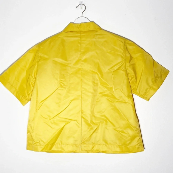 New Remain Birger Christensen Storm Shirt Jacket Yellow Size 8 - Picture 5 of 9